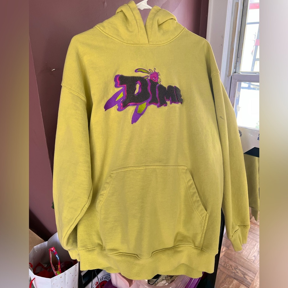Dime Encino Hoodie XL lime